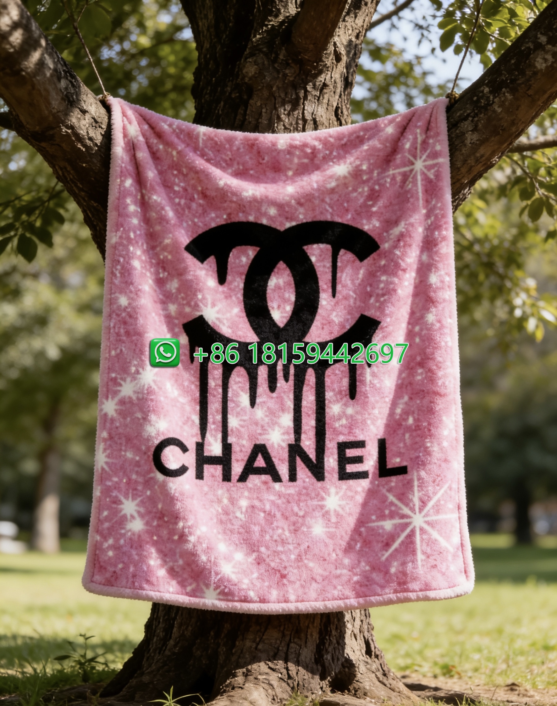 Chanel Throw Blankets